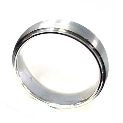  Men's 18k White Gold Band.