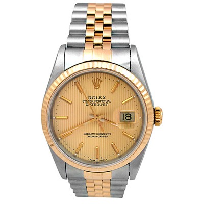 36mm  Rolex Two-Tone Datejust Watch 16233.