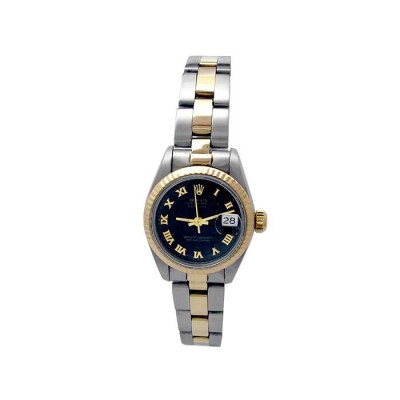 26mm ROlex 18k Yellow Gold and Stainless Steel Oyster Perpetual Datejust Watch 69173