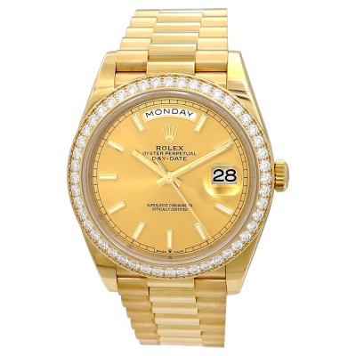 Rolex 18K Yellow Gold President Day-Date 40 Watch