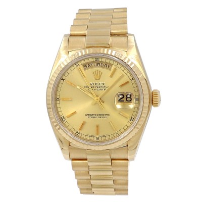 36mm Daydate Champagne Dial Watch