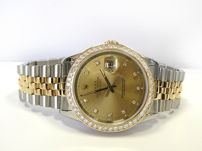 Rolex 16233 sales diamond bezel