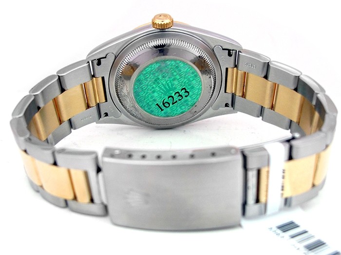 36mm Rolex Two-Tone Datejust with 
