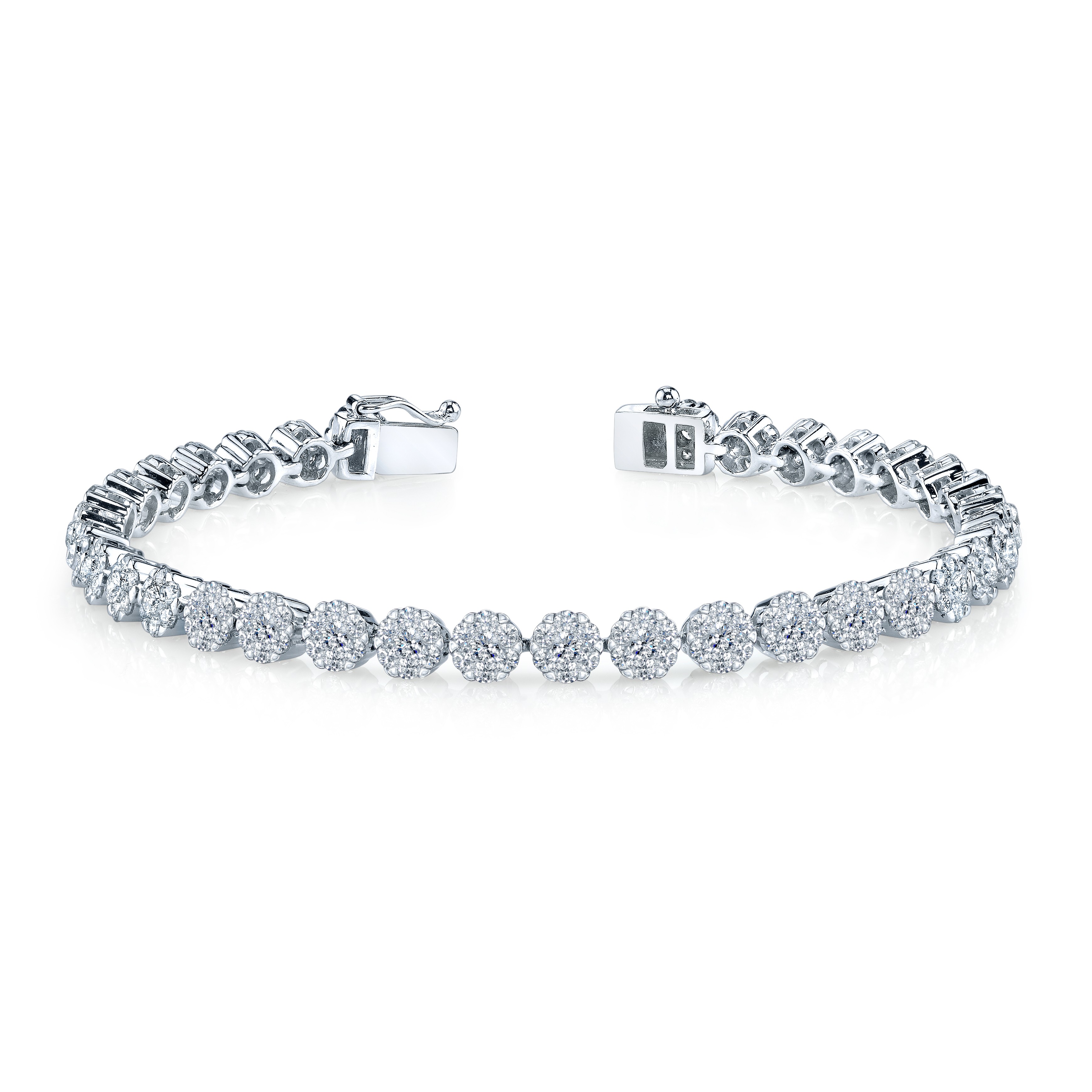 Diamond on sale halo bracelet