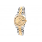 36mm Rolex 18k Yellow Gold and Stainless Steel Oyster Perpetual Datejust Watch