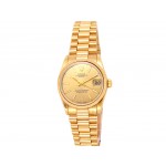 31mm Rolex 18k Yellow Gold Oyster Perpetual Datejust Watch.