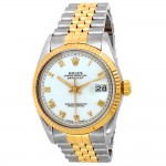 36mm Rolex 18k Yellow Gold and Stainless Steel Oyster Perpetual Datejust Watch