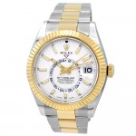 42mm Rolex 18k Yellow Gold and Stainless Steel Oyster Perpetual Sky-Dweller Watch