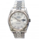 36mm Rolex Stainless Steel Oyster Perpetual Datejust Watch