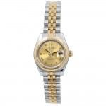 26mm Rolex 18k Yellow Gold and Stainless Steel Oyster Perpetual Datejust Watch