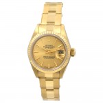 26mm Rolex 18k Yellow Gold Oyster Perpetual Datejust Watch