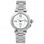35mm Cartier Stainless Steel Pasha C Watch W31055M7
