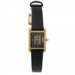 Ladies Cartier Stainless Steel Gold-Plated Tank Vermeil Argent Watch