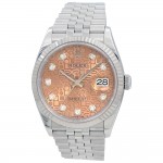 36mm Rolex Stainless Steel Oyster Perpetual Datejust Watch