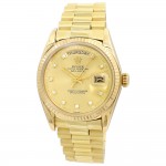 36mm Rolex 18K Yellow Gold Day-Date Vintage Watch