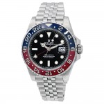 40mm Rolex Stainless Steel GMT-Master II Pepsi Watch