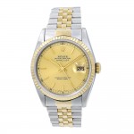 36mm Rolex Stainless Steel And 18k Yellow Gold Datejust Watch