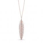 ROSE GOLD INSPIRED FASHION DIAMOND PENDANT