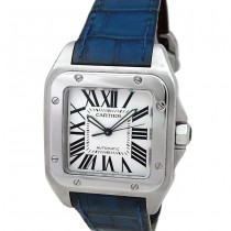 Large Cartier Stainless Steel Santos 100 W20072X7