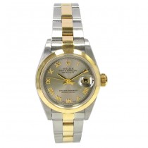 26mm Rolex Two-Tone Datejust Rhod Dial Oyster Band 79163.