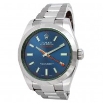 40mm Rolex Stainless Steel Oyster Perpetual Milgauss Watch