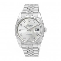 36mm Rolex Stainless Steel Oyster Perpetual Datejust Watch