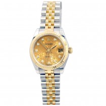 31mm Rolex 18k Yellow Gold and Stainless Steel Oyster Perpetual Datejust Watch