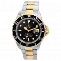 40mm Rolex 18K Yellow Gold & Stainless Steel Oyster Perpetual Submariner Date Watch