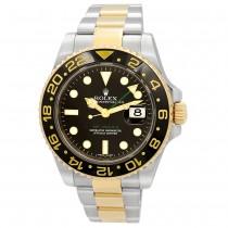 40mm Rolex 18k Yellow Gold and Stainless Steel GMT-Master II 116713