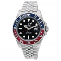 40mm Rolex Stainless Steel GMT-Master II Pepsi Watch