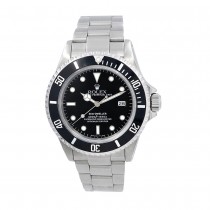 40mm Rolex Stainless Steel  Sea Dweller Watch. Black Dial 
