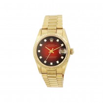 31mm Datejust Red Vignette Dial Watch