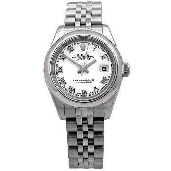 26mm Rolex Stainless Steel Oyster Perpetual Datejust Watch 179160