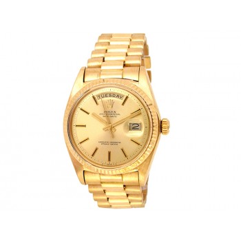 36mm Rolex 18k Yellow Gold Oyster Perpetual Daydate Watch