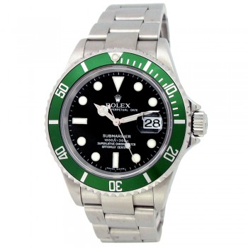 40mm Rolex Stainless Steel Oyster Perpetual Submariner "Kermit" Watch