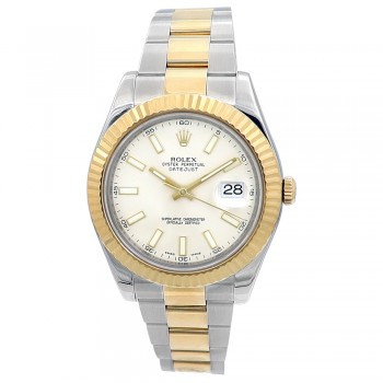41mm Rolex 18k Yellow Gold and Stainless Steel Datejust II Watch
