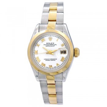 26mm Rolex 18K Yellow Gold and Stainless Steel Datejust Watch