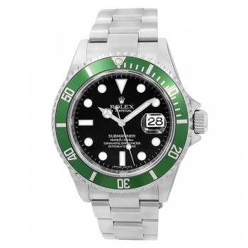 40mm Rolex Stainless Steel Submariner "Kermit"  Watch Unworn