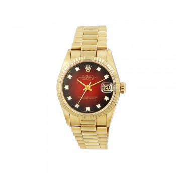 31mm Datejust Red Vignette Dial Watch